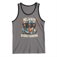 Melanin Rodeo Queen Tank Top African American Melanin Black Cowgirl Swag