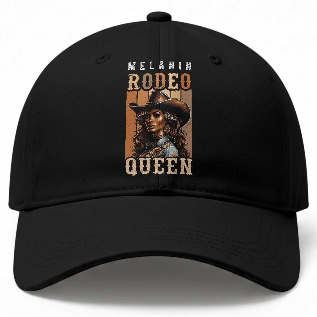 Melanin Rodeo Queen Baseball Cap African American Melanin Black Cowgirl