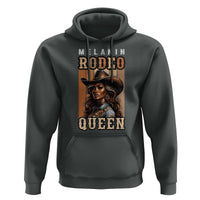 Melanin Rodeo Queen Hoodie African American Melanin Black Cowgirl