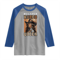 Melanin Rodeo Queen Raglan Shirt African American Melanin Black Cowgirl