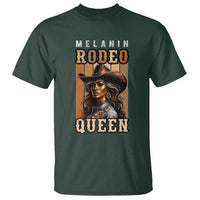 Melanin Rodeo Queen T Shirt African American Melanin Black Cowgirl