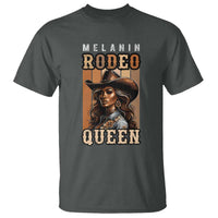 Melanin Rodeo Queen T Shirt African American Melanin Black Cowgirl
