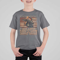 Melanin Rodeo Queen T Shirt For Kid Black Cowgirl Vintage American Flag