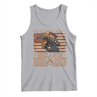 Melanin Rodeo Queen Tank Top Black Cowgirl Vintage American Flag