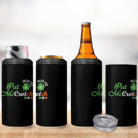 Pat McCrotch Irish Pub 4 in 1 Can Cooler Tumbler St Patricks Day Drinking Humor