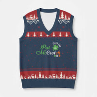 Pat McCrotch Irish Pub V-Neck Knit Sweater Vest St Patricks Day Drinking Humor