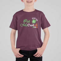 Pat McCrotch Irish Pub T Shirt For Kid St Patricks Day Drinking Humor