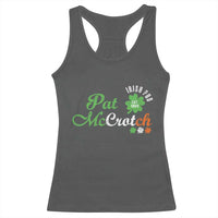Pat McCrotch Irish Pub Racerback Tank Top St Patricks Day Drinking Humor