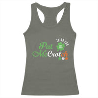 Pat McCrotch Irish Pub Racerback Tank Top St Patricks Day Drinking Humor