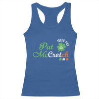 Pat McCrotch Irish Pub Racerback Tank Top St Patricks Day Drinking Humor