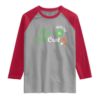 Pat McCrotch Irish Pub Raglan Shirt St Patricks Day Drinking Humor