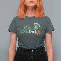 Pat McCrotch Irish Pub T Shirt For Women St Patricks Day Drinking Humor