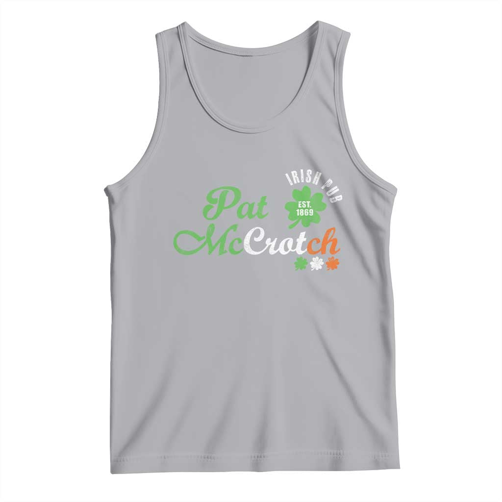Pat McCrotch Irish Pub Tank Top St Patricks Day Drinking Humor