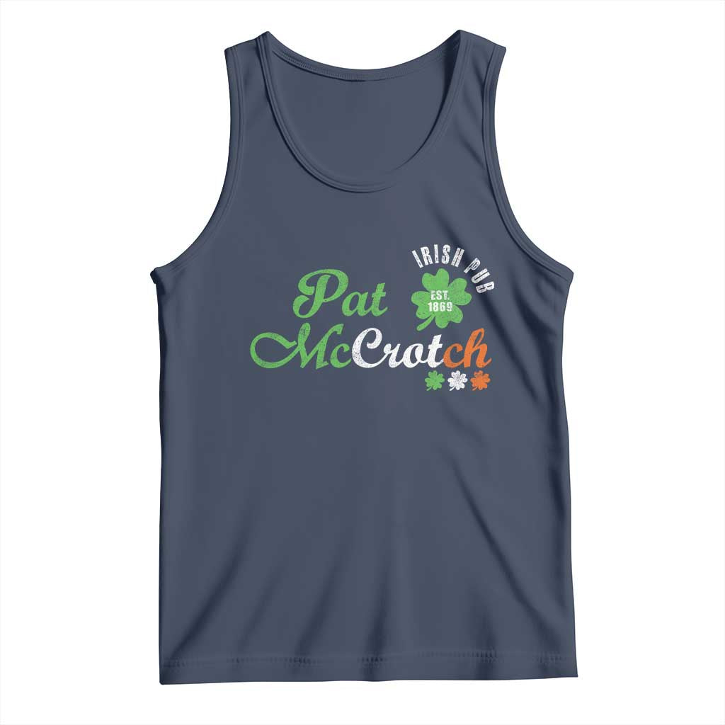 Pat McCrotch Irish Pub Tank Top St Patricks Day Drinking Humor