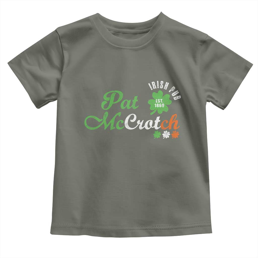 Pat McCrotch Irish Pub Toddler T Shirt St Patricks Day Drinking Humor