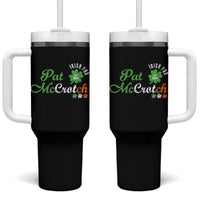 Pat McCrotch Irish Pub Tumbler With Handle St Patricks Day Drinking Humor