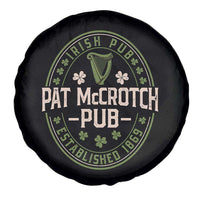Pat McCrotch Irish Pub Spare Tire Cover St Patricks Day Dirty Adult Drinking