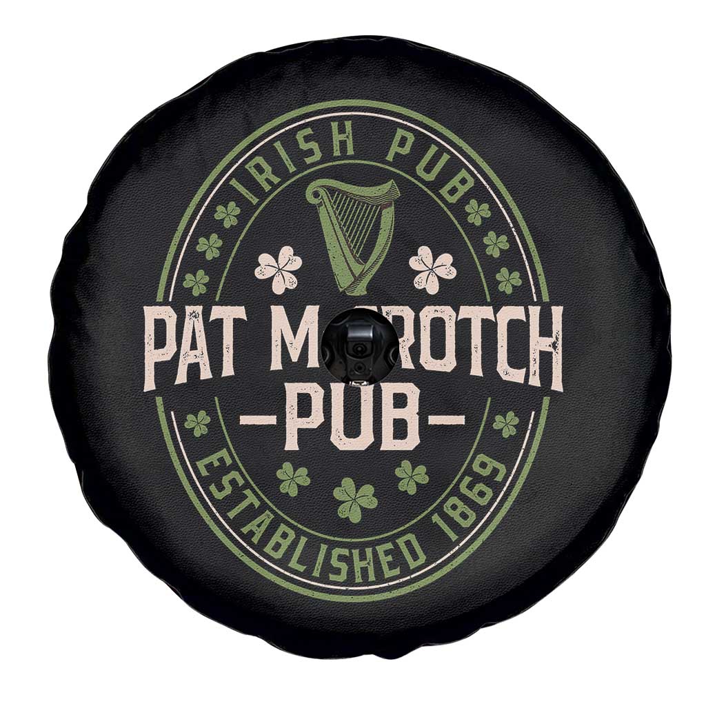 Pat McCrotch Irish Pub Spare Tire Cover St Patricks Day Dirty Adult Drinking