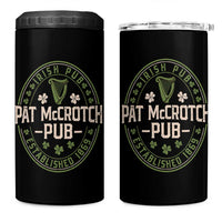 Pat McCrotch Irish Pub 4 in 1 Can Cooler Tumbler St Patricks Day Dirty Adult Drinking