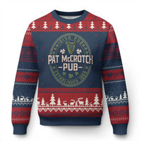 Pat McCrotch Irish Pub Ugly Christmas Sweater St Patricks Day Dirty Adult Drinking