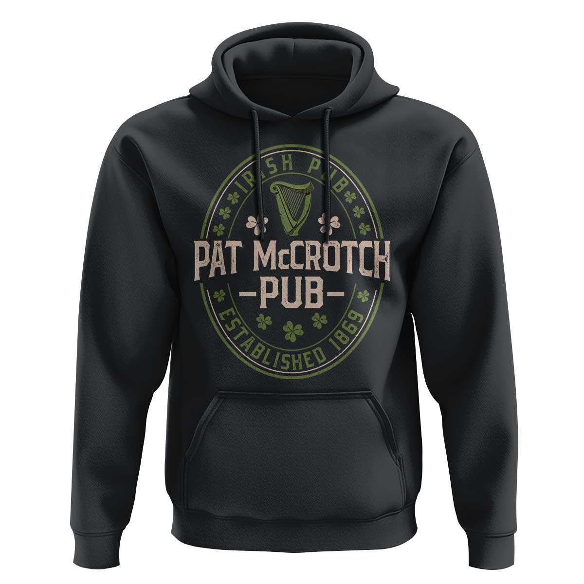 Pat McCrotch Irish Pub Hoodie St Patricks Day Dirty Adult Drinking