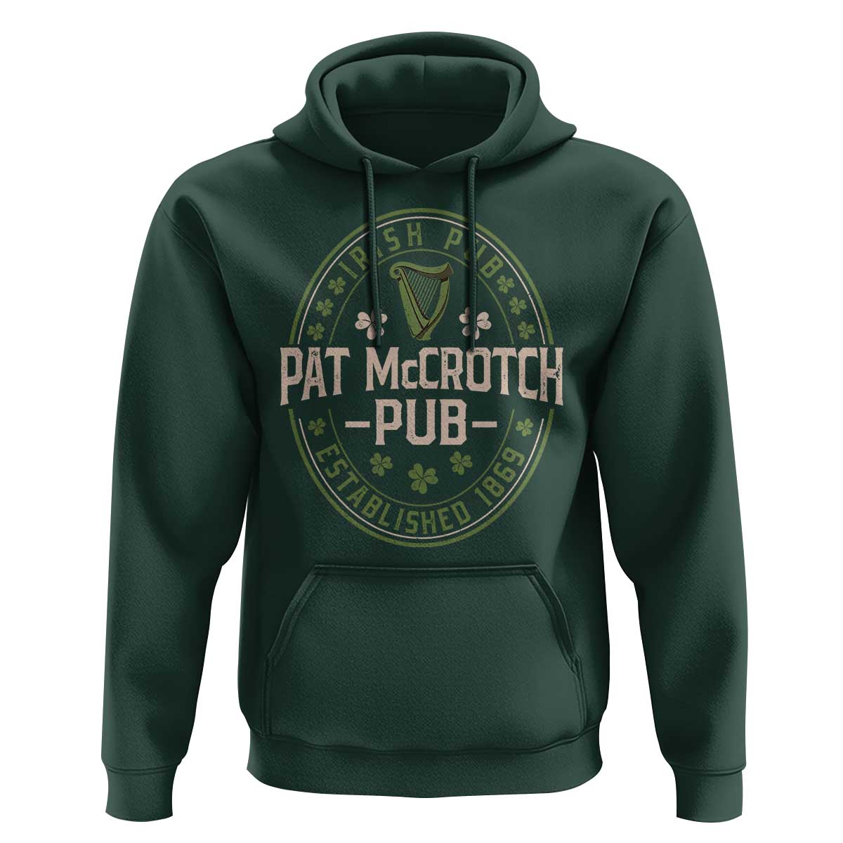 Pat McCrotch Irish Pub Hoodie St Patricks Day Dirty Adult Drinking