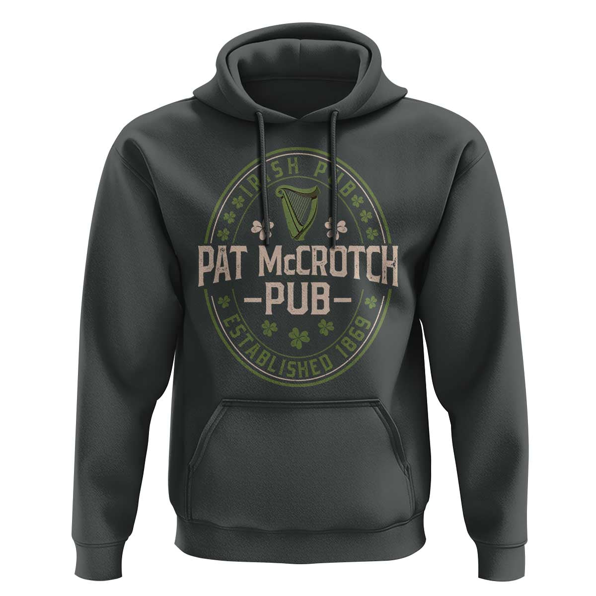 Pat McCrotch Irish Pub Hoodie St Patricks Day Dirty Adult Drinking