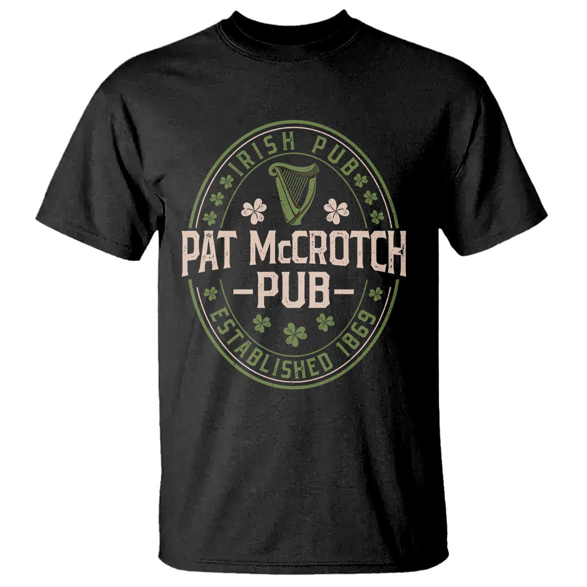 Pat McCrotch Irish Pub T Shirt St Patricks Day Dirty Adult Drinking