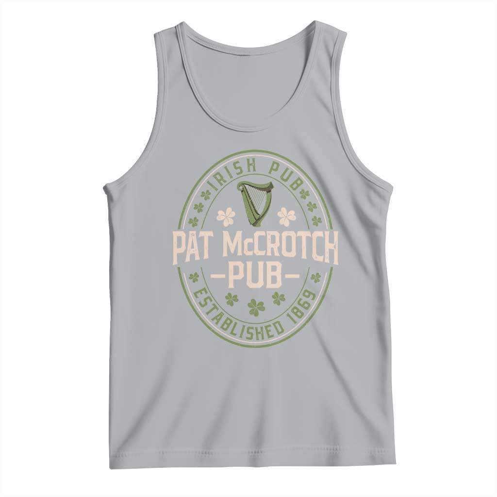 Pat McCrotch Irish Pub Tank Top St Patricks Day Dirty Adult Drinking