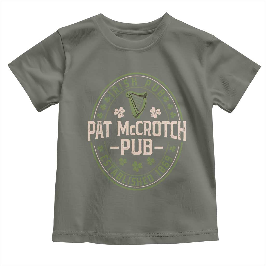 Pat McCrotch Irish Pub Toddler T Shirt St Patricks Day Dirty Adult Drinking