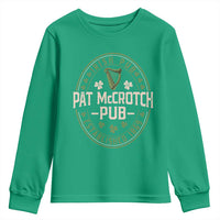 Pat McCrotch Irish Pub Youth Sweatshirt St Patricks Day Dirty Adult Drinking