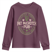Pat McCrotch Irish Pub Youth Sweatshirt St Patricks Day Dirty Adult Drinking