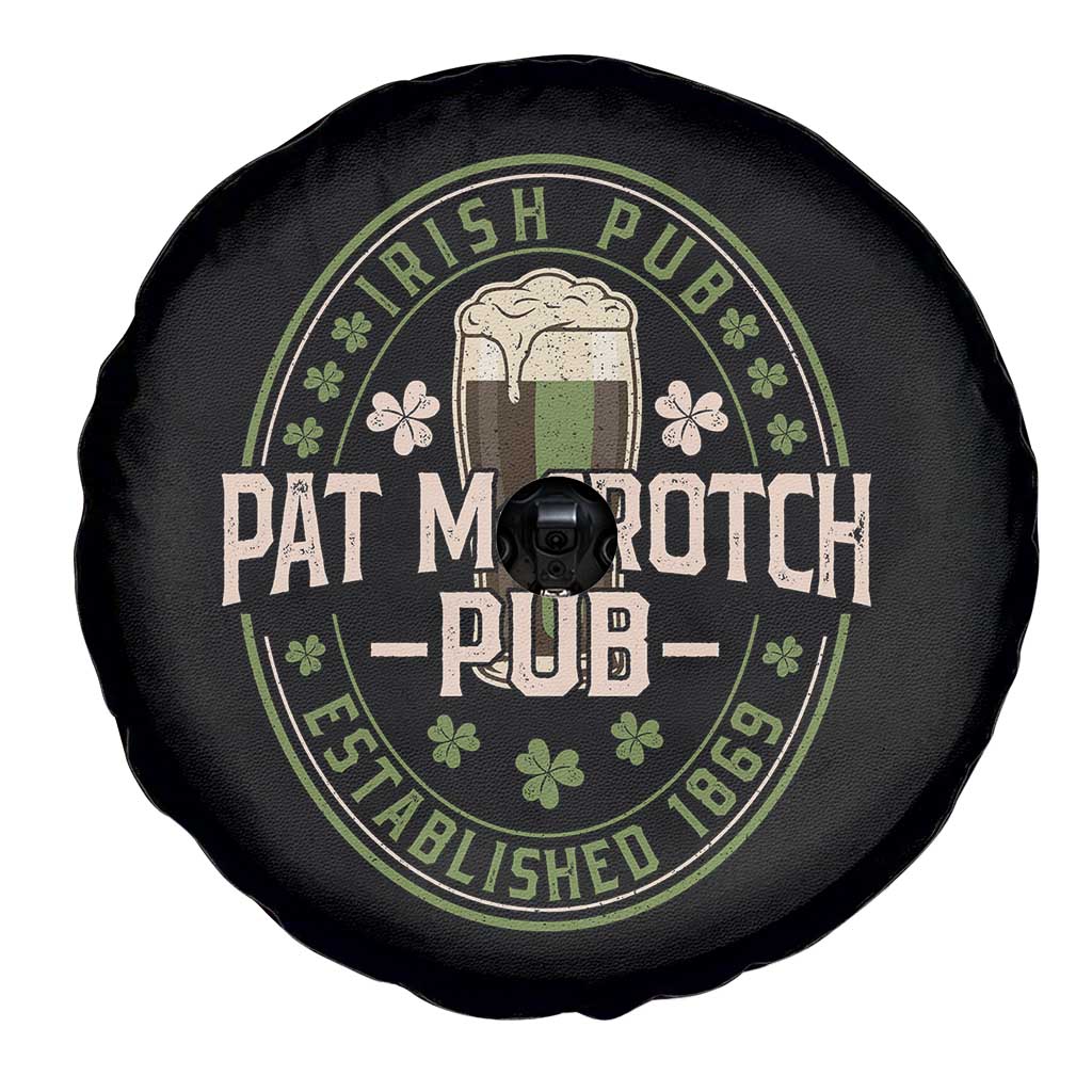Funny Pat McCrotch Irish Pub Spare Tire Cover St Patricks Day Adult Humor Party Drinking