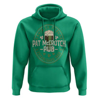 Funny Pat McCrotch Irish Pub Hoodie St Patricks Day Adult Humor Party Drinking
