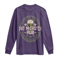 Funny Pat McCrotch Irish Pub Long Sleeve Shirt St Patricks Day Adult Humor Party Drinking