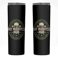 Funny Pat McCrotch Irish Pub Skinny Tumbler St Patricks Day Adult Humor Party Drinking