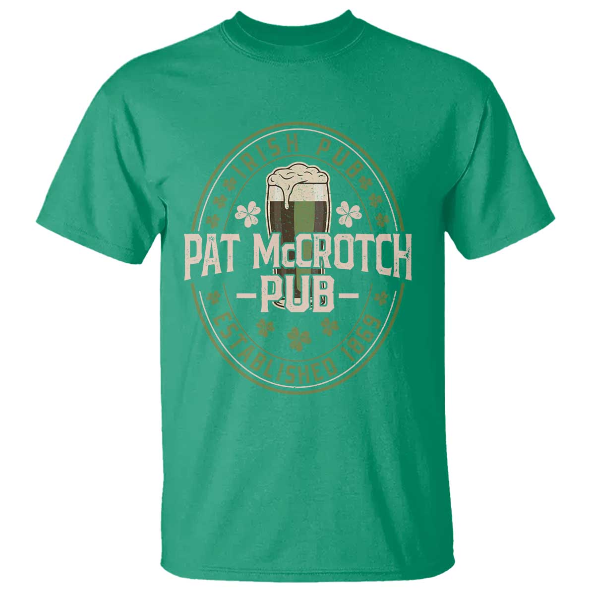Funny Pat McCrotch Irish Pub T Shirt St Patricks Day Adult Humor Party Drinking
