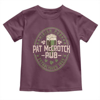 Funny Pat McCrotch Irish Pub Toddler T Shirt St Patricks Day Adult Humor Party Drinking