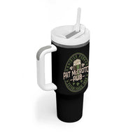 Funny Pat McCrotch Irish Pub Tumbler With Handle St Patricks Day Adult Humor Party Drinking