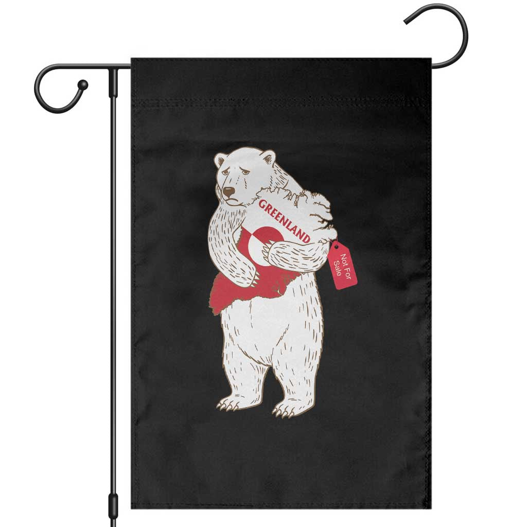 Greenland Is Not For Sale Garden Flag Greenland Bear Hug