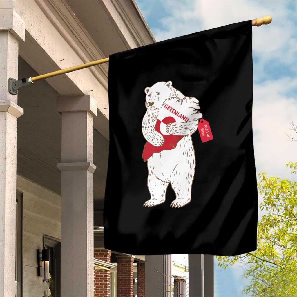 Greenland Is Not For Sale Garden Flag Greenland Bear Hug