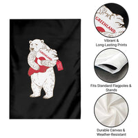 Greenland Is Not For Sale Garden Flag Greenland Bear Hug