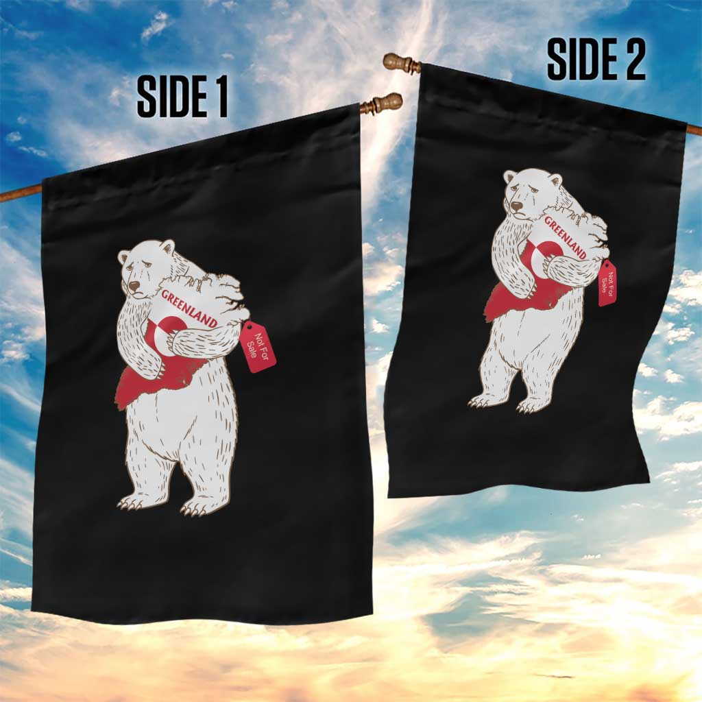 Greenland Is Not For Sale Garden Flag Greenland Bear Hug