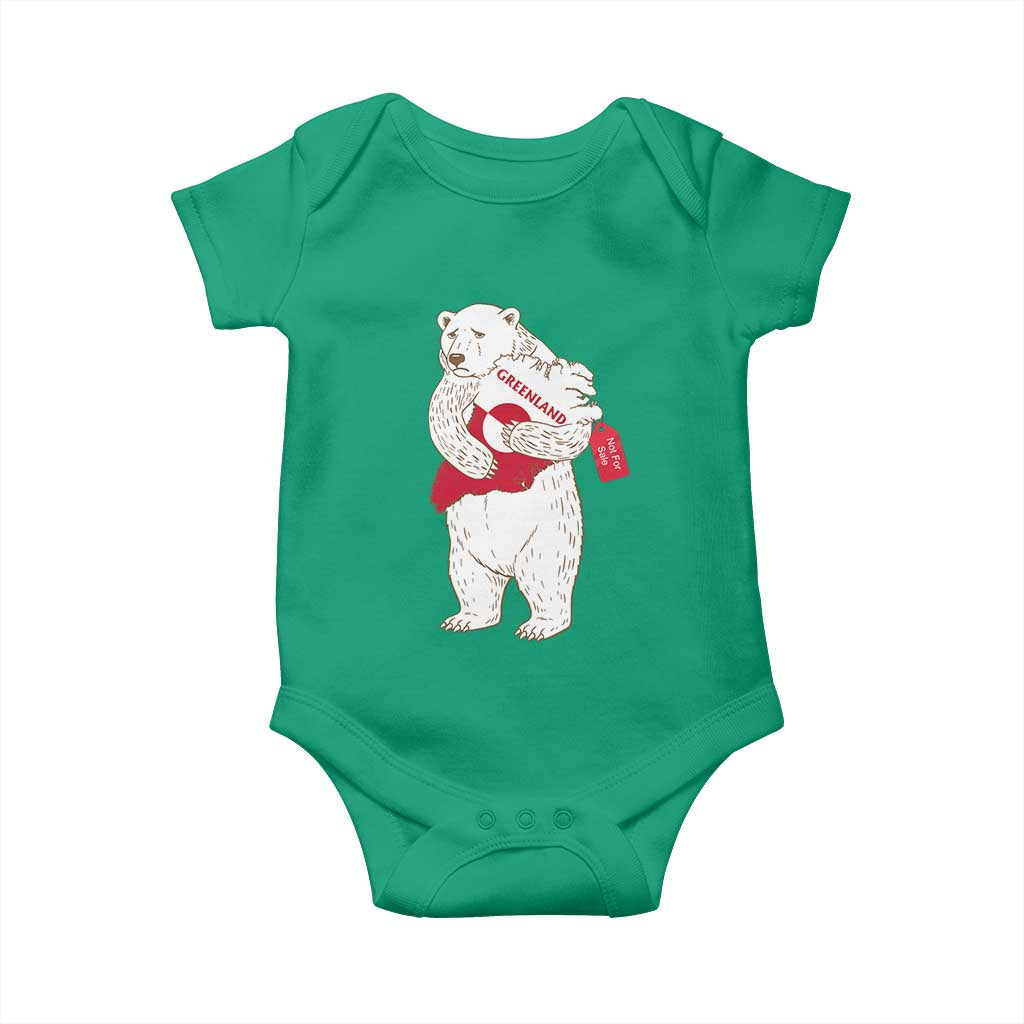 Greenland Is Not For Sale Baby Onesie Greenland Bear Hug