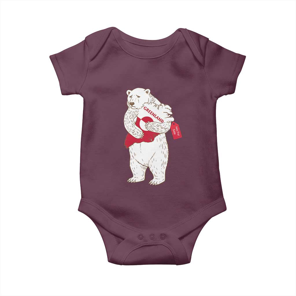 Greenland Is Not For Sale Baby Onesie Greenland Bear Hug