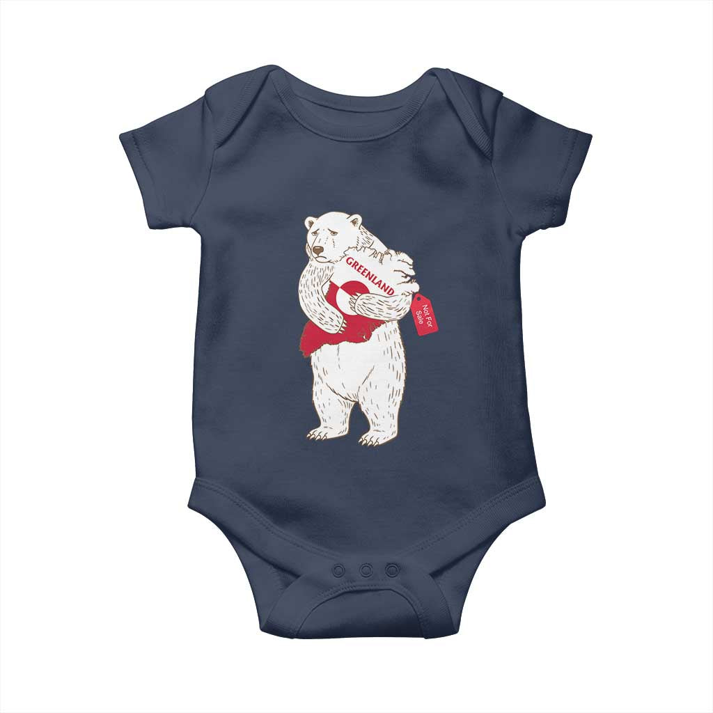 Greenland Is Not For Sale Baby Onesie Greenland Bear Hug
