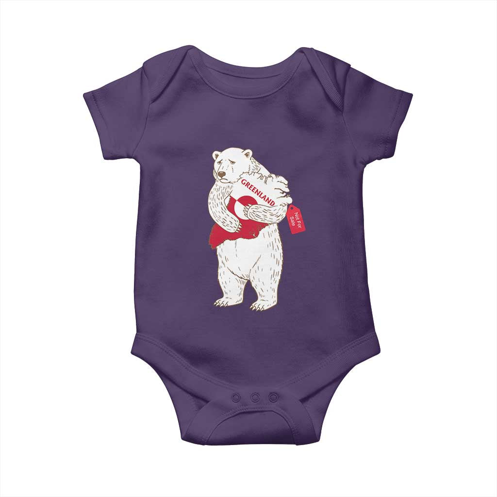 Greenland Is Not For Sale Baby Onesie Greenland Bear Hug