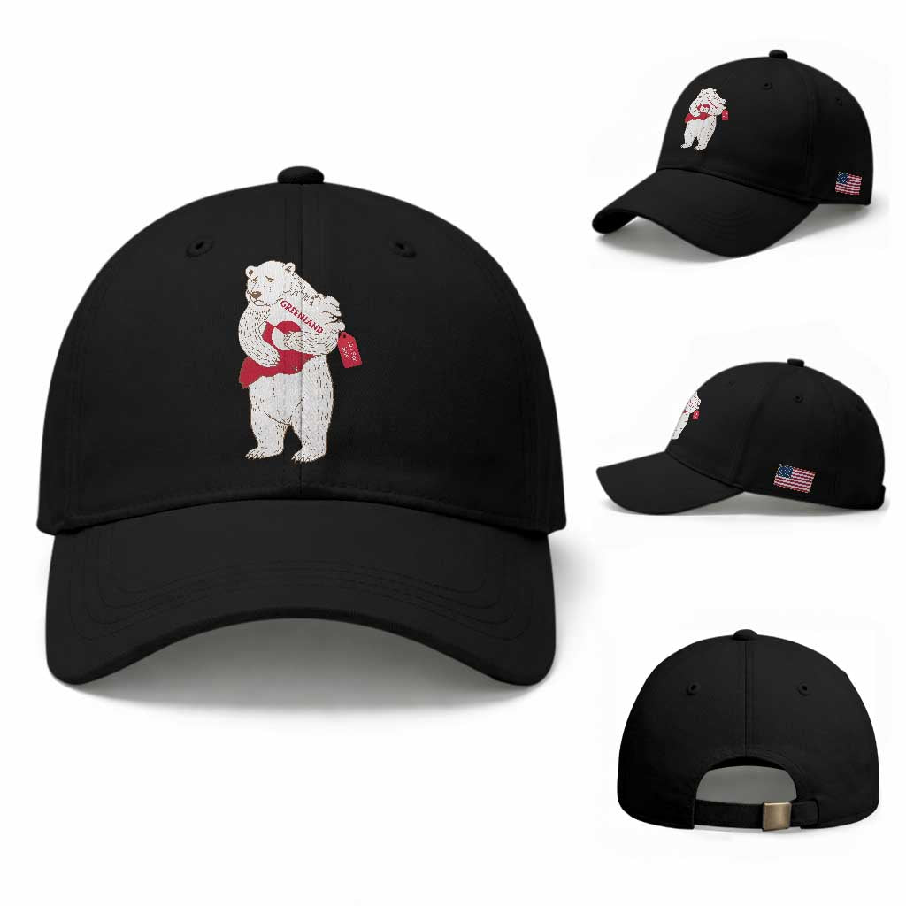 Greenland Is Not For Sale Baseball Cap Greenland Bear Hug