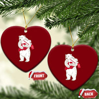 Greenland Is Not For Sale Ceramic Ornament Greenland Bear Hug