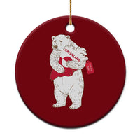 Greenland Is Not For Sale Ceramic Ornament Greenland Bear Hug